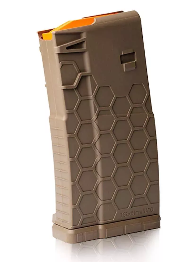 Sentry Hexmag SR-25/AR-10/.308 10rd Magazine -Flat Dark Earth