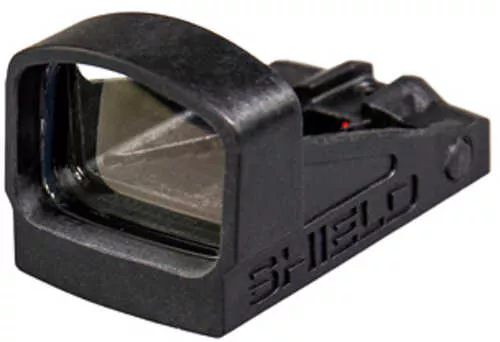 Shield Sights SHIELD Mini Sight Compact Red Dot Sight FALSEn Magnified Fits SMSc Footprint 4MOA Dot Black SMSC-4MOA-POLY