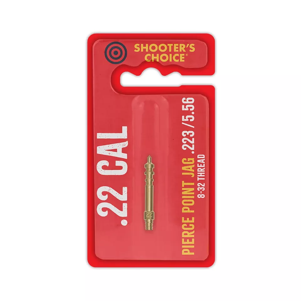 SHOOTERS CHOICE .22 CALIBER PIERCE POINT CLEANING JAG