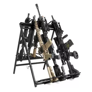 SHORTY RIFLE RACK 9 SLOT BLACK