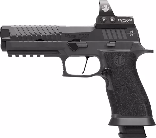 SIG P320 XFIVE MAX 2 9MM 5″ – ROMEO3MAX (4)21RD BLACK