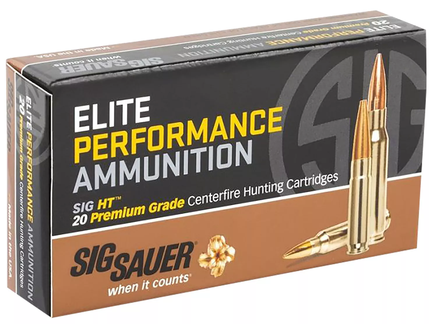 Sig Sauer E270H120 Elite Copper Hunting270Win 130gr Copper Solid 20 Per Box/10 Case