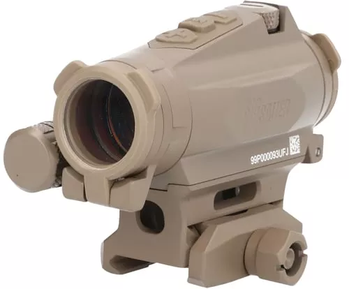 Sig Sauer Electro-Optics SOR44002 Romeo4XT-ProFlat Dark Earth 1 x 20 mm 2 MOA Red Ballistic Circle Dot Multi Reticle