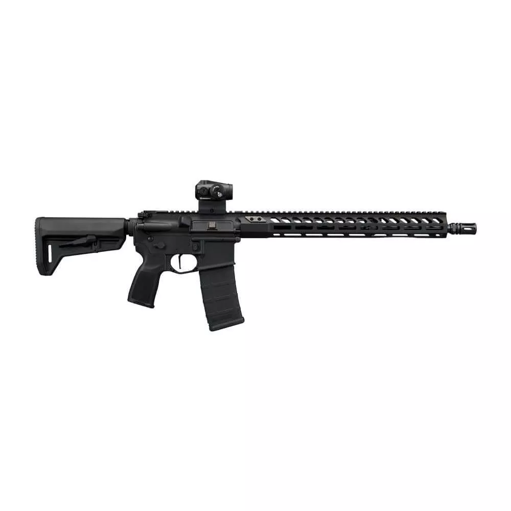 Sig Sauer M400 Forge Black Rifle 5.56 NATO 10rd Magazine 16″ Barrel ROMEO-MSR GEN II Adjustable Stock M-LOK Handguard