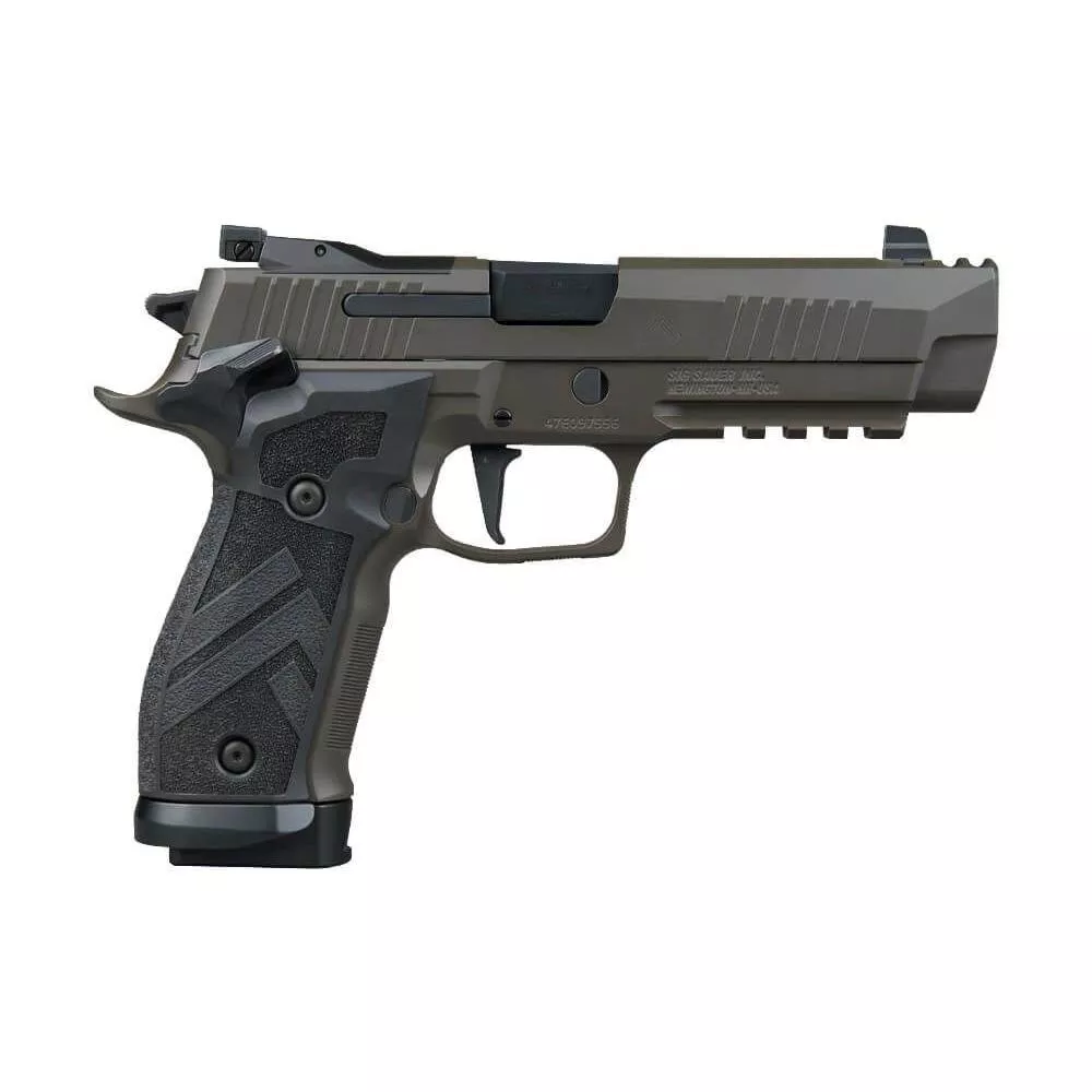 Sig Sauer P226 X-Five Legion SAO Handgun 9mm Luger 20rd Magazines(3) 4.4″ Barrel Suppressor High Sights TXG Grip Comp Slide