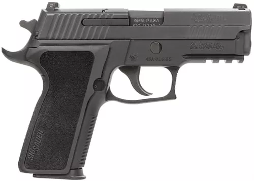 Sig Sauer P229 Enhanced Elite Handgun 9mm Luger 10rd Magazines 3.9 Barrel Night Sights Beavertail CA Compliant