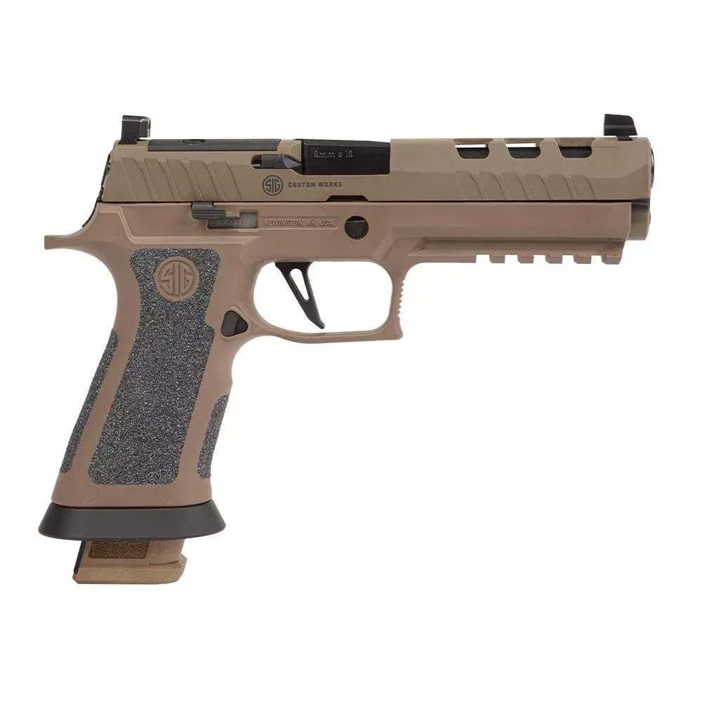 Sig Sauer P320 XFive DH3 Handgun 9mm 21rd Magazines (3) 5 Barrel Coyote Tan