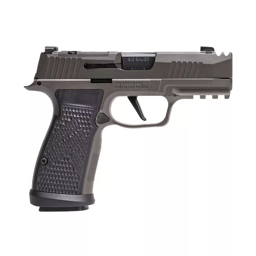 Sig Sauer P365 AXG Legion Handgun 9mm Luger 17rd Magazines (3) 3.1 Barrel Legion Grey