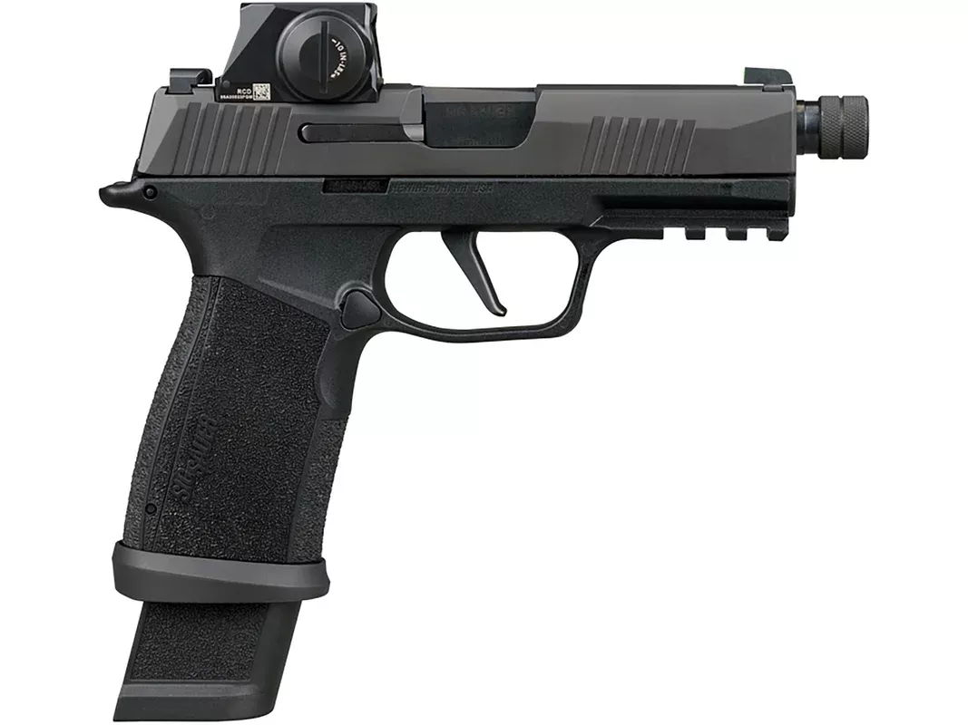 Sig Sauer P365 X Tacops 9mm Luger Pistol 4.3″ Threaded Barrel 21+1 Round Black Sig-Loc Compact Red Dot