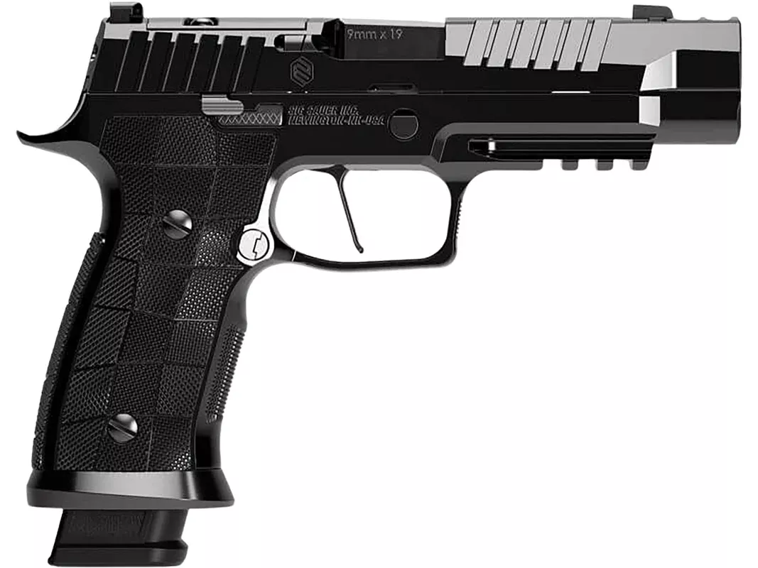 Sig Sauer Reserve P320-MAX SXG 9mm Luger Pistol 3.9″ Barrel 21+1 Round Black DLC Slide Black Grip Black DLC Frame