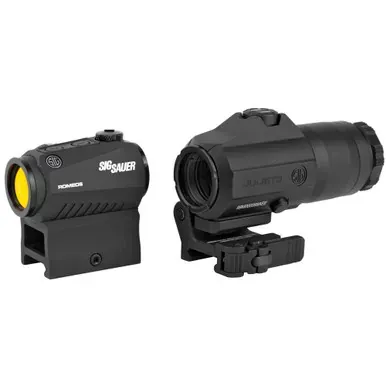 Sig Sauer Romeo5 and Juliet3 Combo | 2 MOA Red Dot | 3x Magnifier