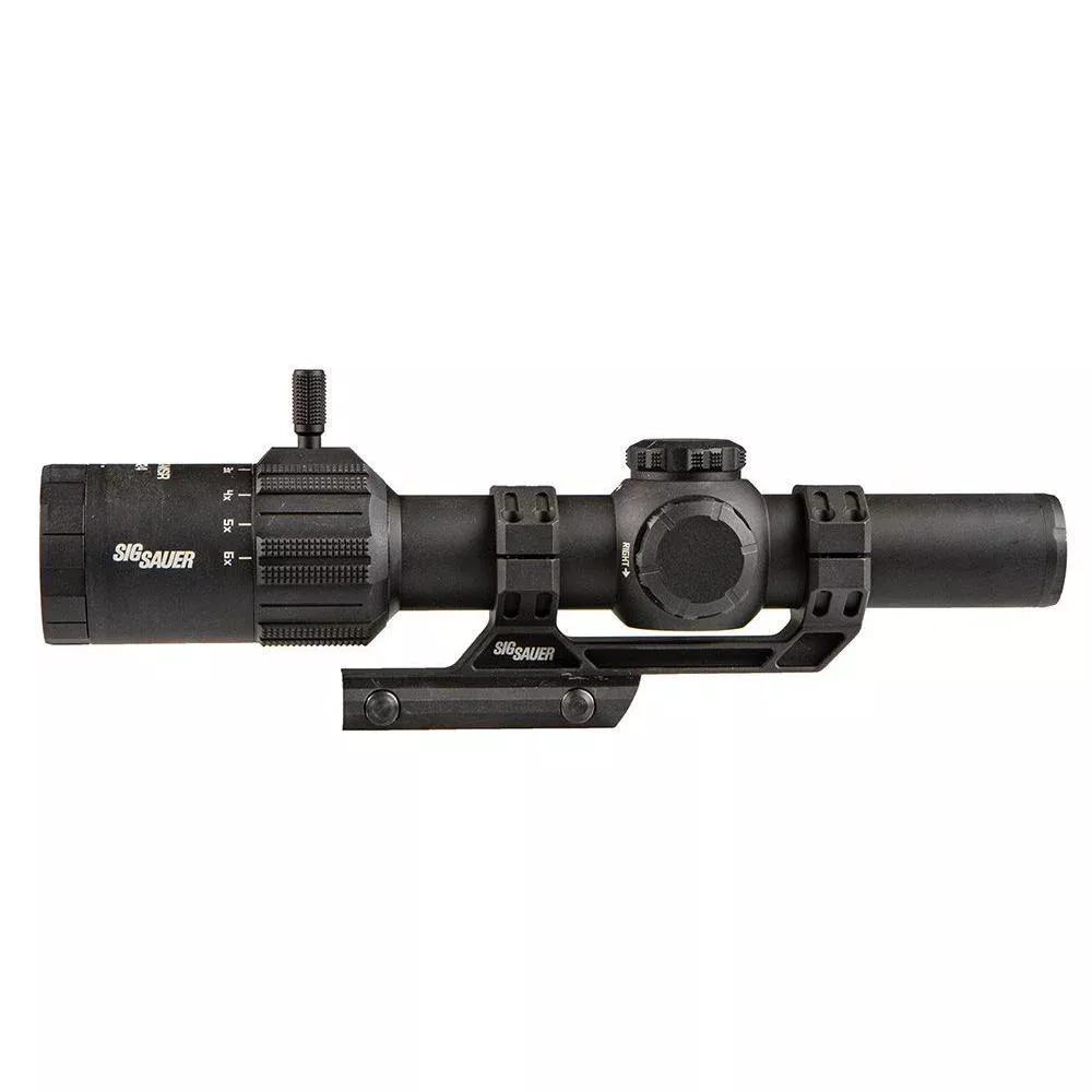 Sig Sauer Tactical Tango-MSR LPVO Rifle Scope 1-6×24 Illum MSR BDC6 incl/ Alpha MSR Mount Black