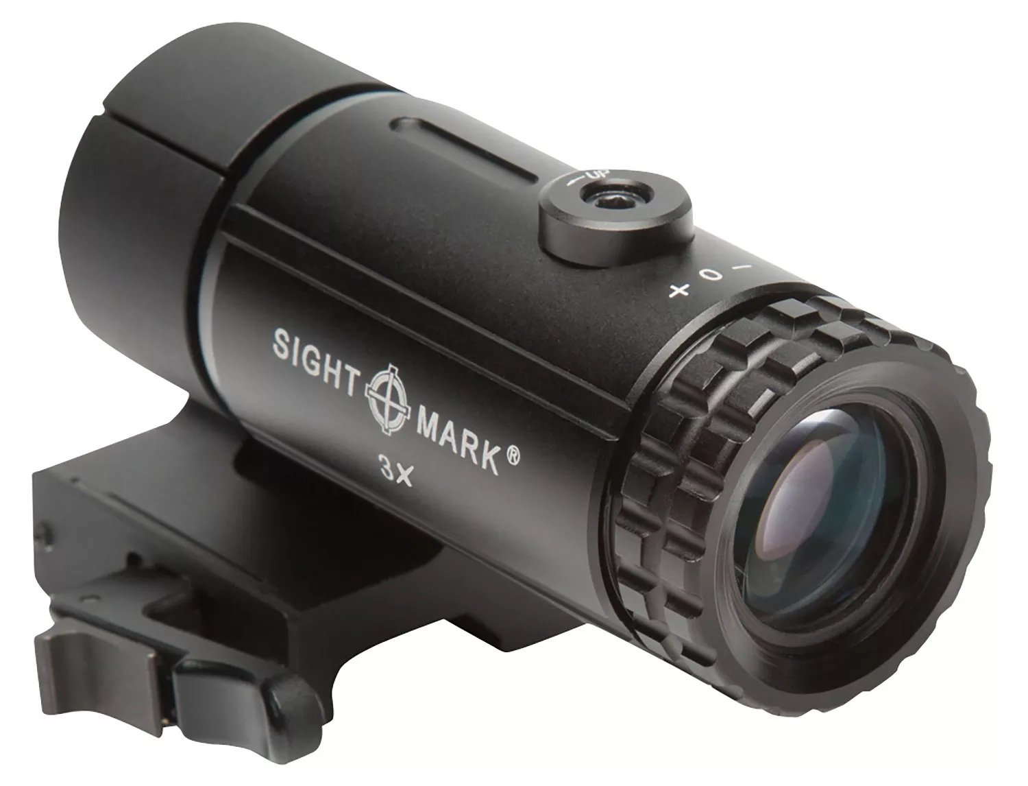 Sightmark SM19063 T-3 Magnifier 3Xwith Flip to Side Mount Matte Black 3 x 23mm