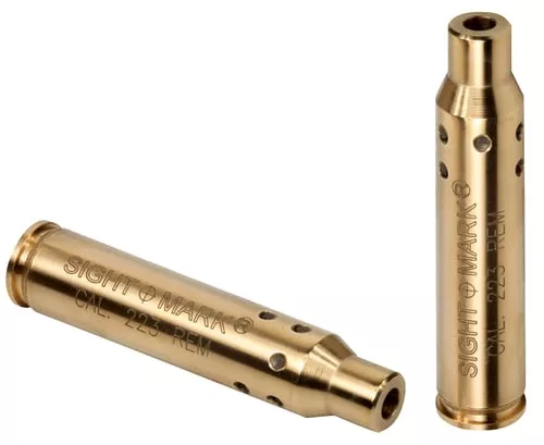Sightmark SM39001 BoresightRed Laser for 223 Rem/5.56x45mm NATO Brass Includes Battery Pack & Carrying Case