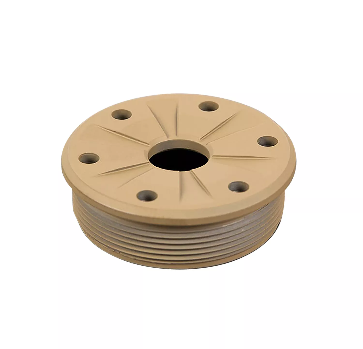 SilencerCo AC1369 Bravo Front Cap 30 Cal Fits Matte FDE
