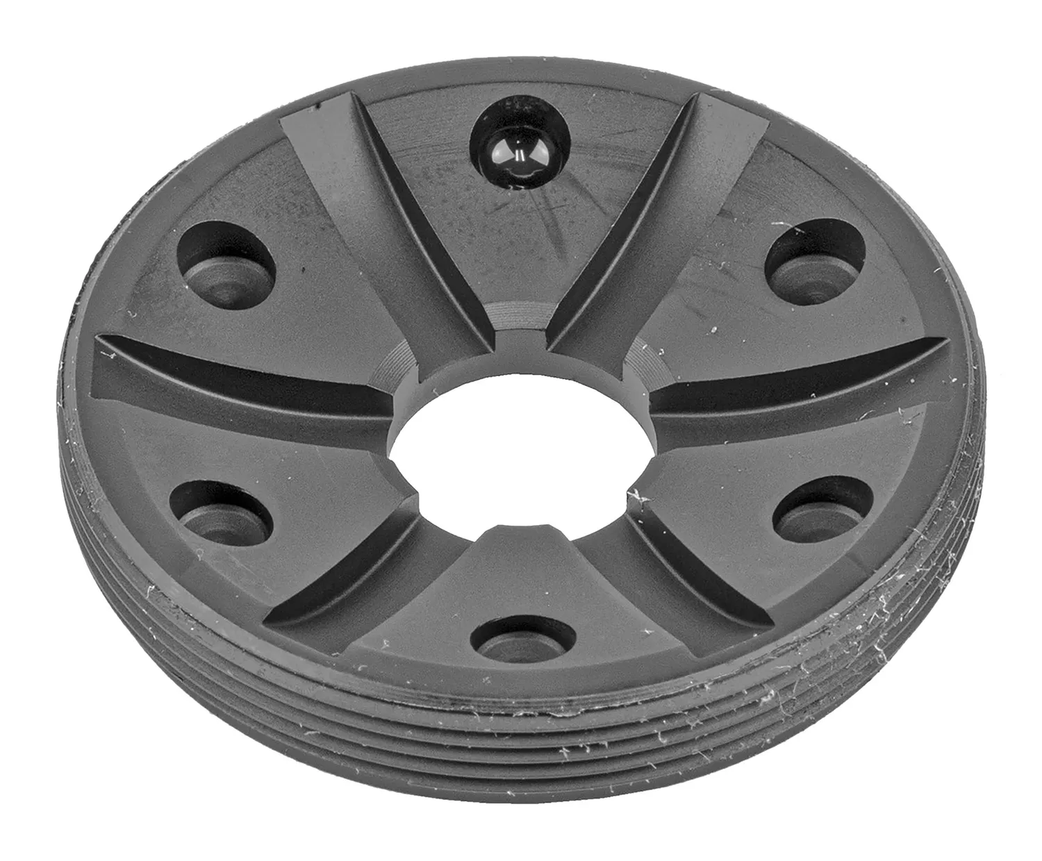 SilencerCo AC4739 Charlie Front Cap 9mm Nitride Black