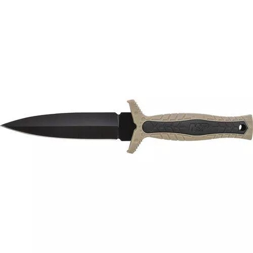 Smith & Wesson M&P Full Tang Fixed Blade Boot Knife 4 3/5" Blade Sand Black