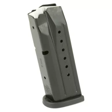 Smith & Wesson Magazine, 9MM, 15 Rounds, Fits M&P M2.0 Compact, Steel, Black