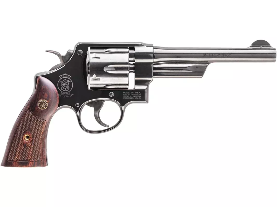 Smith & Wesson Model 20 357 Magnum Revolver 6″ Blued Barrel 6 Round Walnut Grip