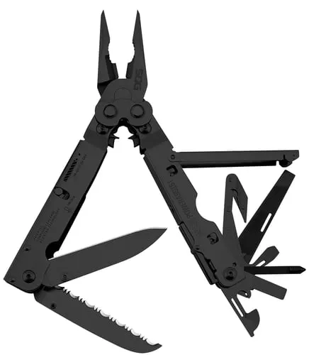 SOG POWERASSIST BLACK W/SHEATH
