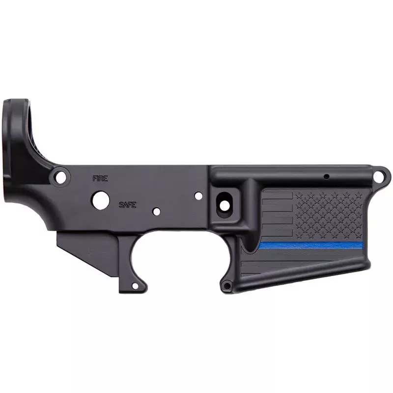 Spike’s Tactical AR15 Stripped Lower Receiver -Thin Blue Line
