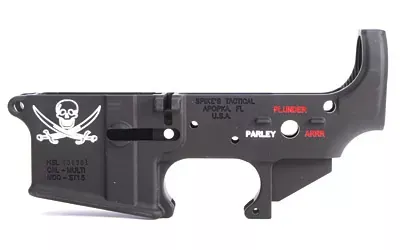 Spikes Tactical AR15 Forged Calico Jack Stripped Lower – Colored In
