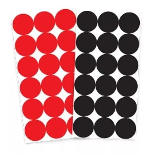 SPLATTER SHOT TARGET REPAIR – PASTERS 1″ RED/BLACK 432CT