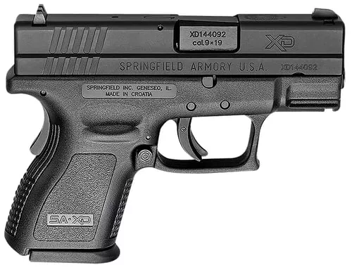 SPRGFLD XD9 9MM 3" BLK 10RD