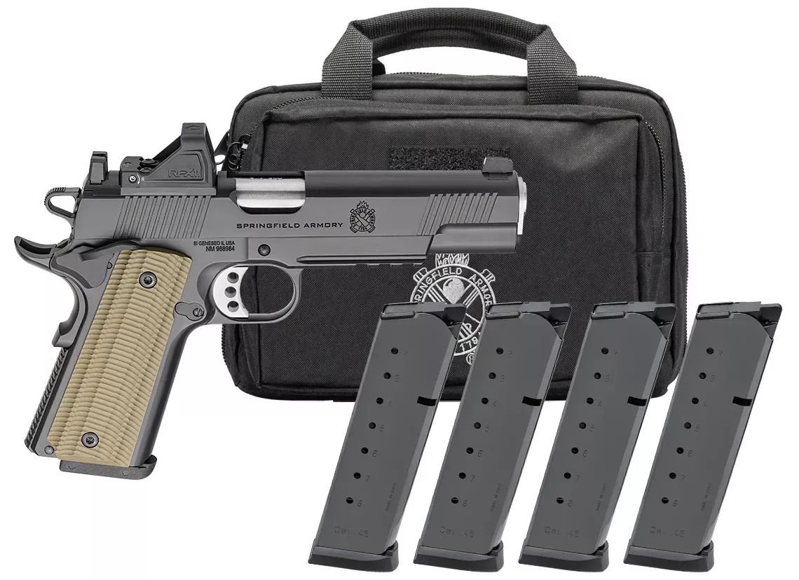 Springfield 1911 Operator Aos 45 ACP 5 BLK 8RD Pac