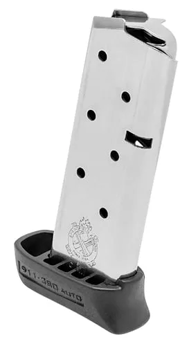 Springfield 911 Stainless Steel Magazine w/ Pinky Extension 9mm 7/rd