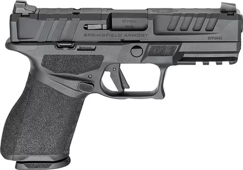 Springfield Armory EC9409BLCU EchelonCompact Frame 9mm Luger 10+1 4" Black Melonite Steel Barrel & Optic Ready/Serrated Slide, Black Polymer Frame w/Picatinny Rail, Textured Grip, Ambidextrous
