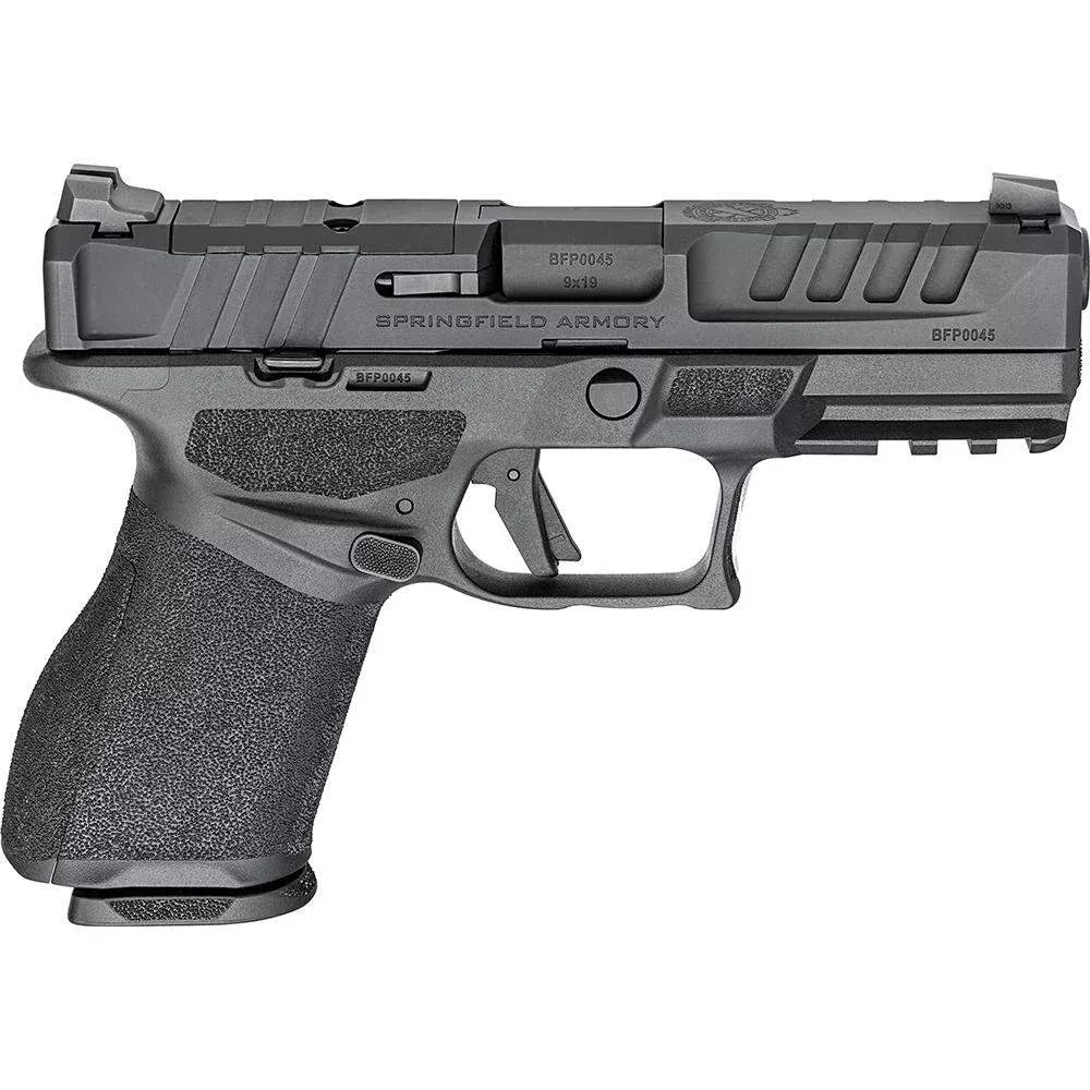 Springfield Armory Echelon 4.0C Handgun 9mm Luger 15rd (1) & 18rd (1) Magazines 4″ Barrel Black 3-Dot Tritium