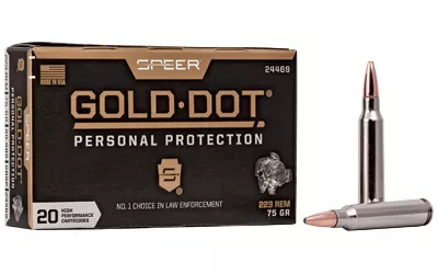 Springfield Gold Dot 223 Rem 75 Grain Sp 20/200