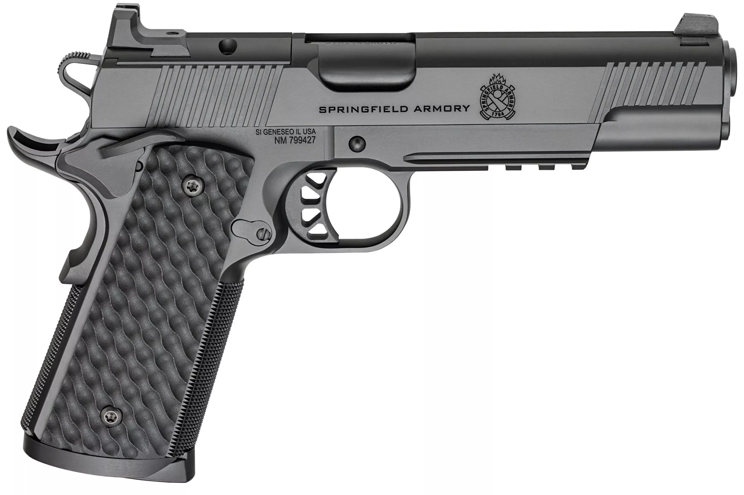 Springfield Trp 45 ACP 5 BLK 8RD Aos Rail
