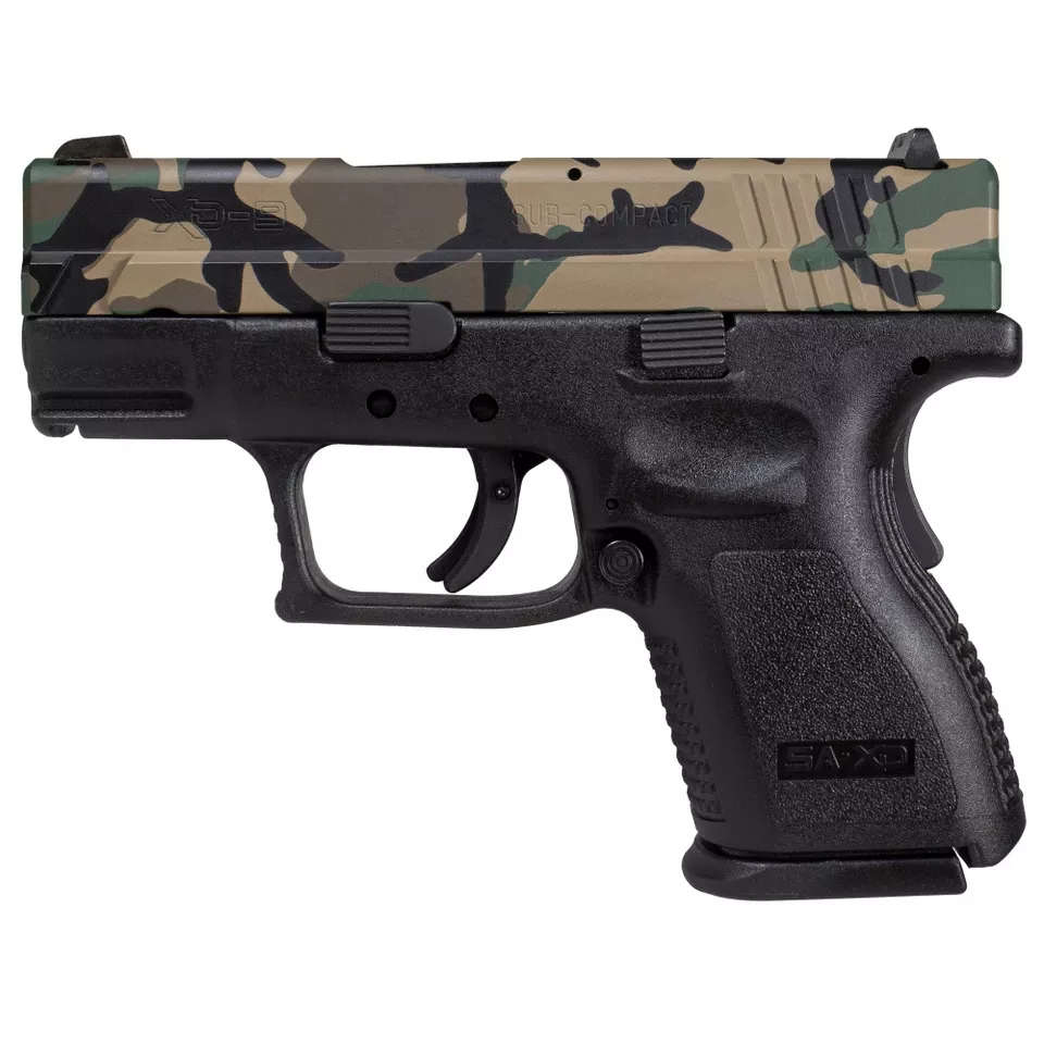 Springfield XD9 Defender 9mm Pistol with 3" Barrel, 16-Round and 13-Round Magazines