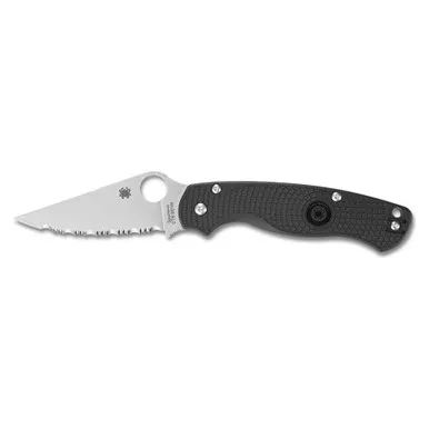 Spyderco Para Military 2 - Folding Knife, SpyderEdge, 3.47", Silver