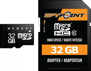 SPYPOINT TRAIL CAM 32GB MICRO/ – SD CARD HIGH SPEED CLASS 10