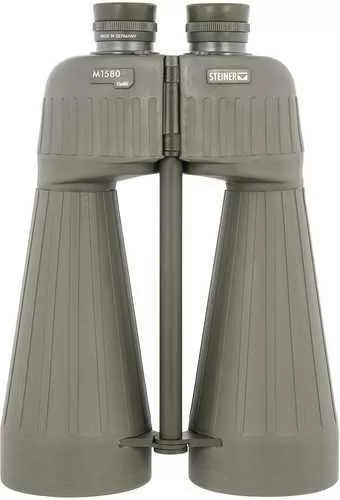 Steiner M1580 15X80mm Floating Prism Green Rubber Armor BiFALSEcular