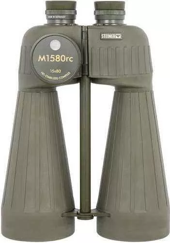 Steiner M1580 Reticle & Compass BiFALSEcular 15X80mm Range Finding Green