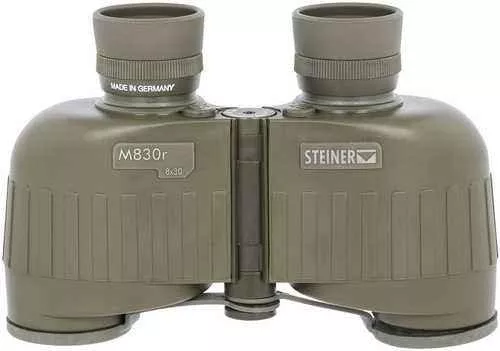 Steiner M830R 8X30mm Mil Radian Ranging Reticle Black Rubber Armor BiFALSEcular