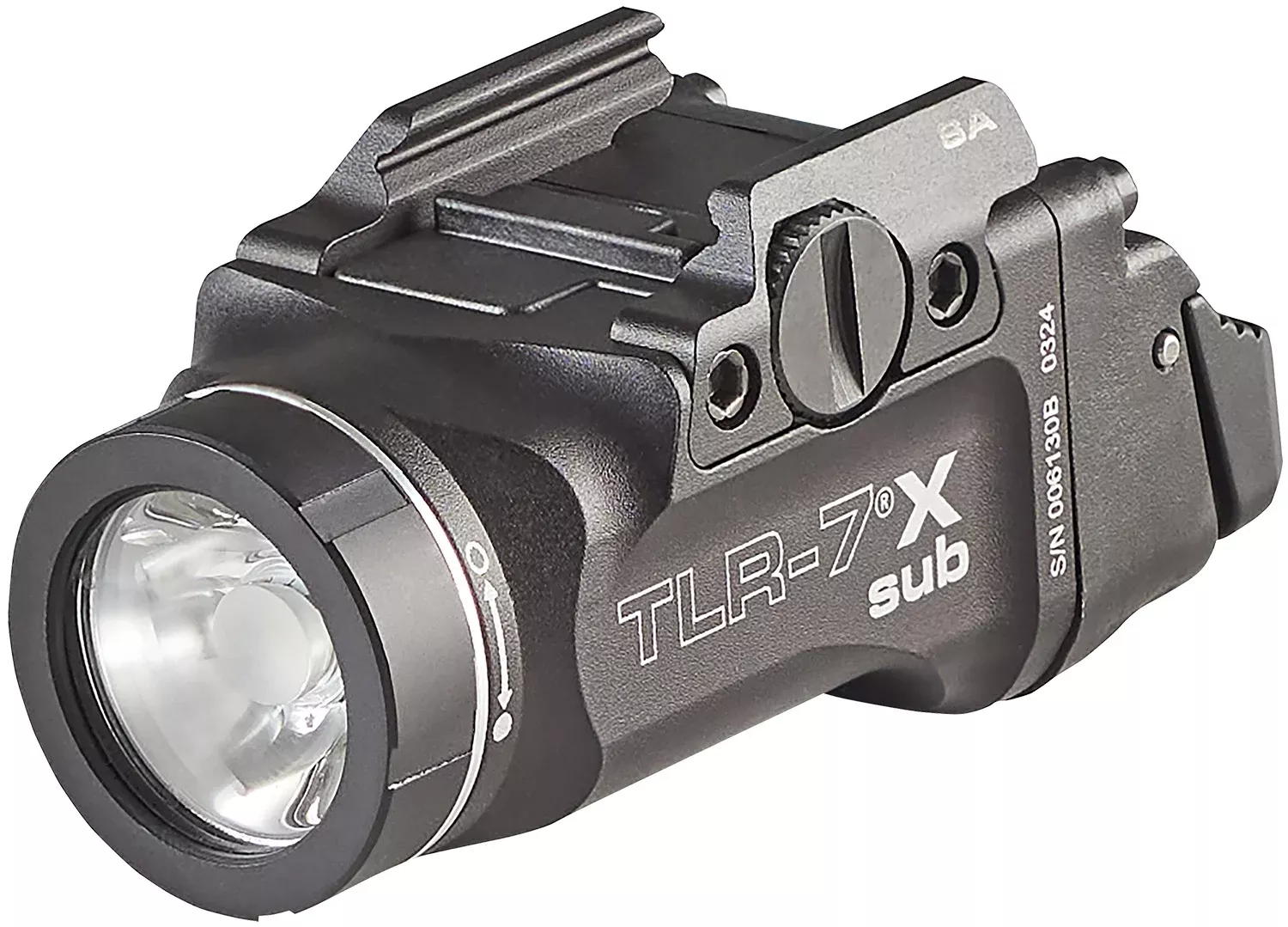 Streamlight 69404 TLR-7 X Sub USBBlack Anodized 6000 Series Aluminum Springfield Armory Hellcat Subcompact Pistol with Accessory Rail 500 Lumens White LED Bulb 141 Meters Beam Rail Clamp Mount