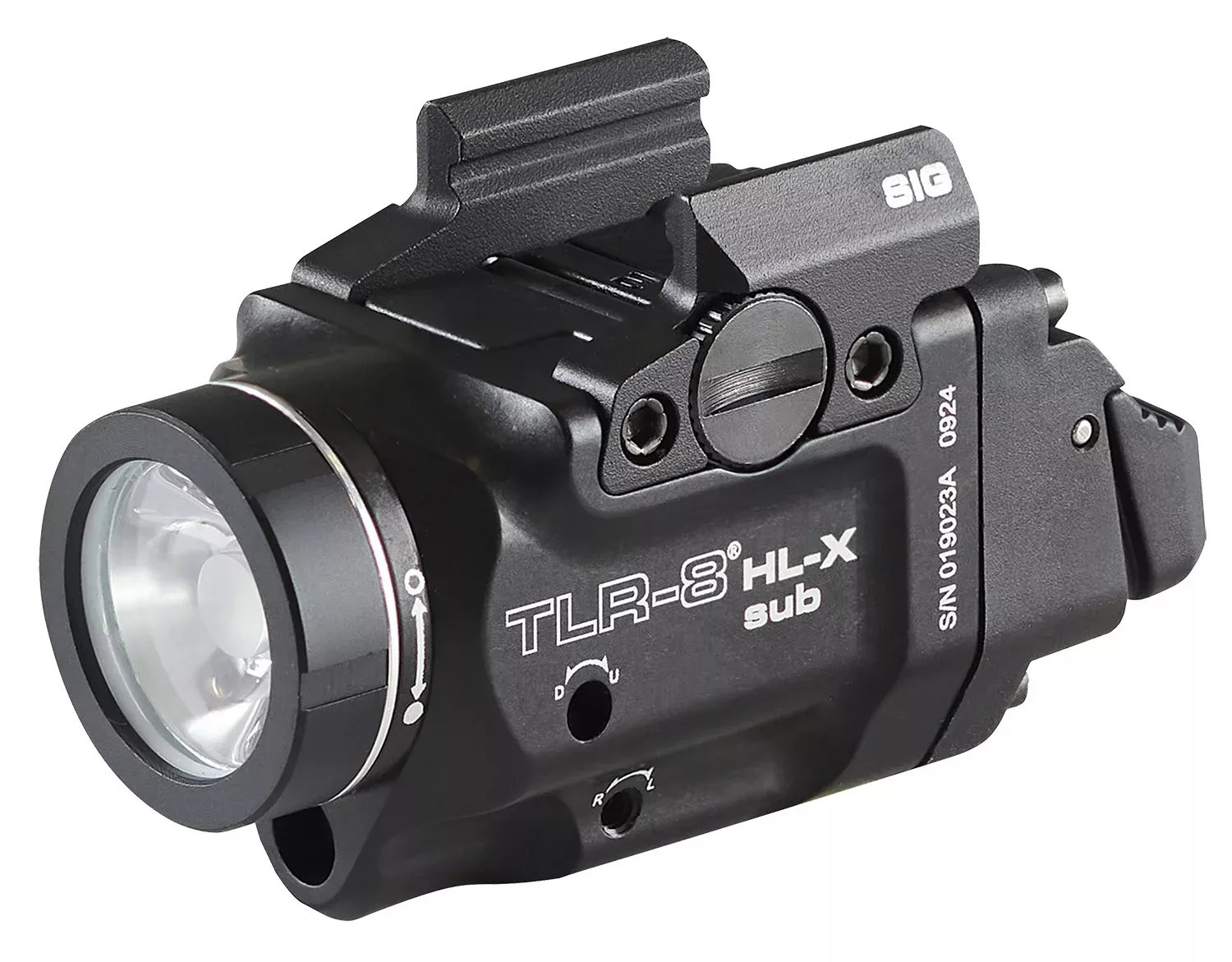 Streamlight 69467 TLR-8Black Aluminum Sig P365/XL 1,000 Lumens Red Laser