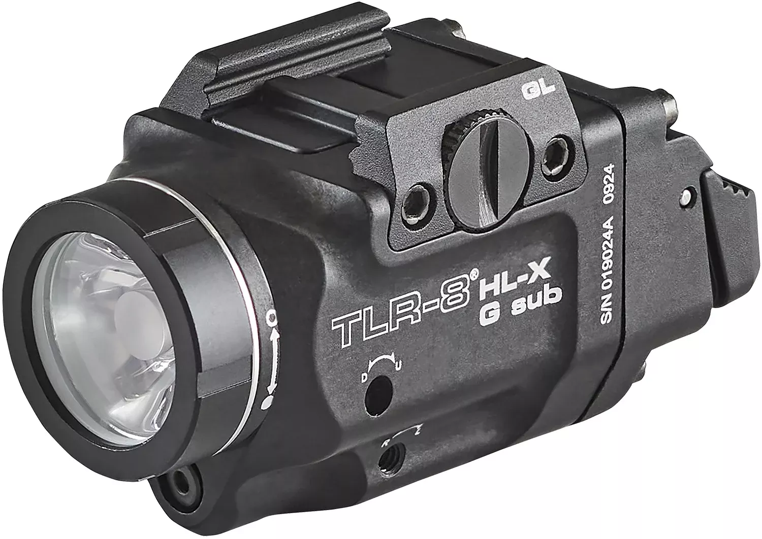 Streamlight 69476 TLR-8Black Aluminum Glock 43x/48 1,000 Lumens Green Laser