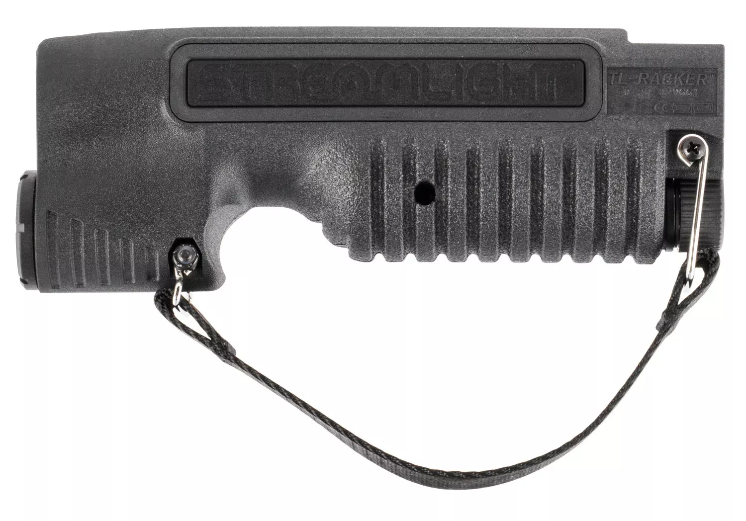 Streamlight 69602 TL-RackerMatte Black Nylon, Fits Mossberg 590 Shockwave Shotgun, 1,000 Lumens White LED Bulb, 283 Meters Beam