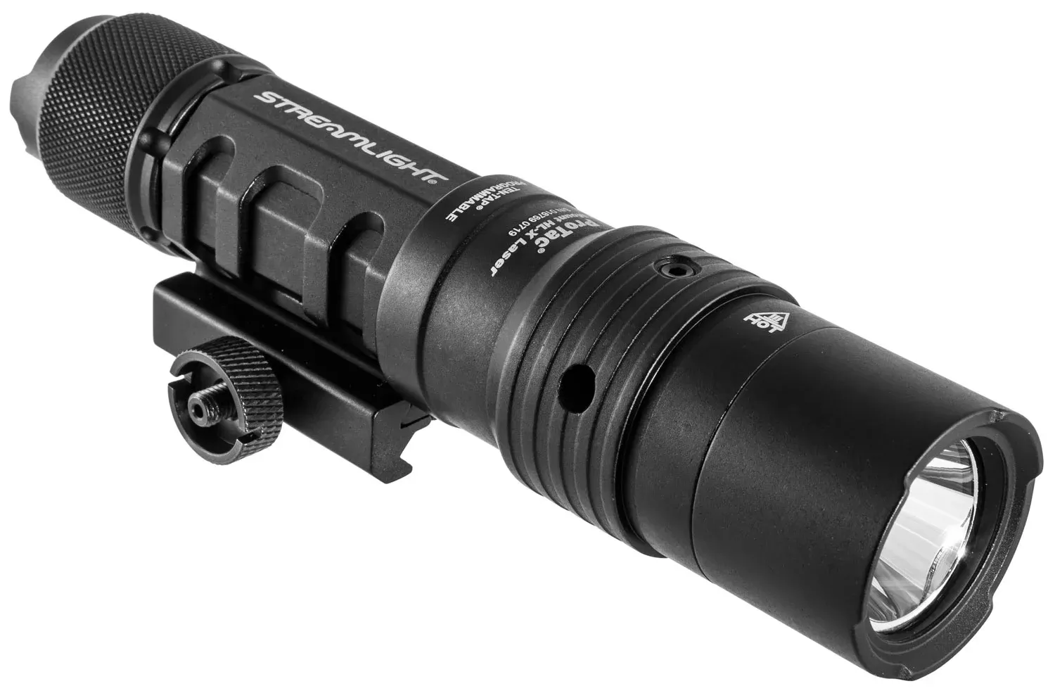 Streamlight 88090 ProTac HL-X Rail Mount Black Anodized Aluminum 60/1000 Lumens, White LED Bulb/Red Laser, 270 Meters Beam, Picatinny Rail Mount