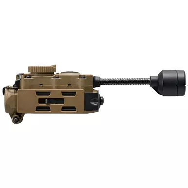 Streamlight Sidewinder Stalk, Military Helmet Light System w/ Flexible Stalk, 76 Lumens, 12-200 Candela, 5.6 Hours of Run Time on High, 95 Hours of Run Time on Low, 28 Meter Beam Distance, Accepts CR123A & AA Batteries, Coyote 14307