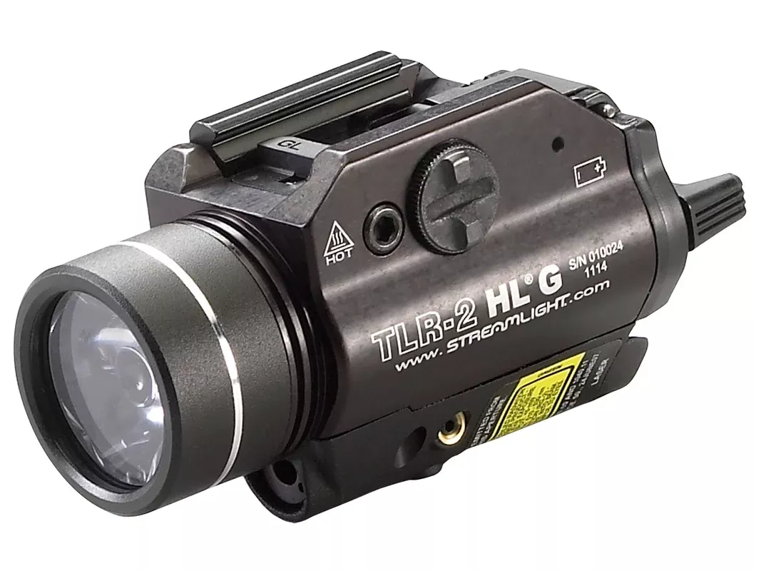 Streamlight TLR-2 HLG Weapon Light with Green Laser for Picatinny Rail Black