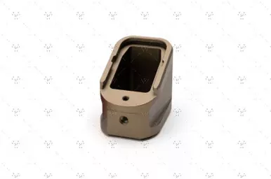 Strike Industries Aluminum Extended Magazine Plate For Glock 17 | Magazine Accessories | 9mm/.40 S&W | SI-EMP-AL-G17-FDE