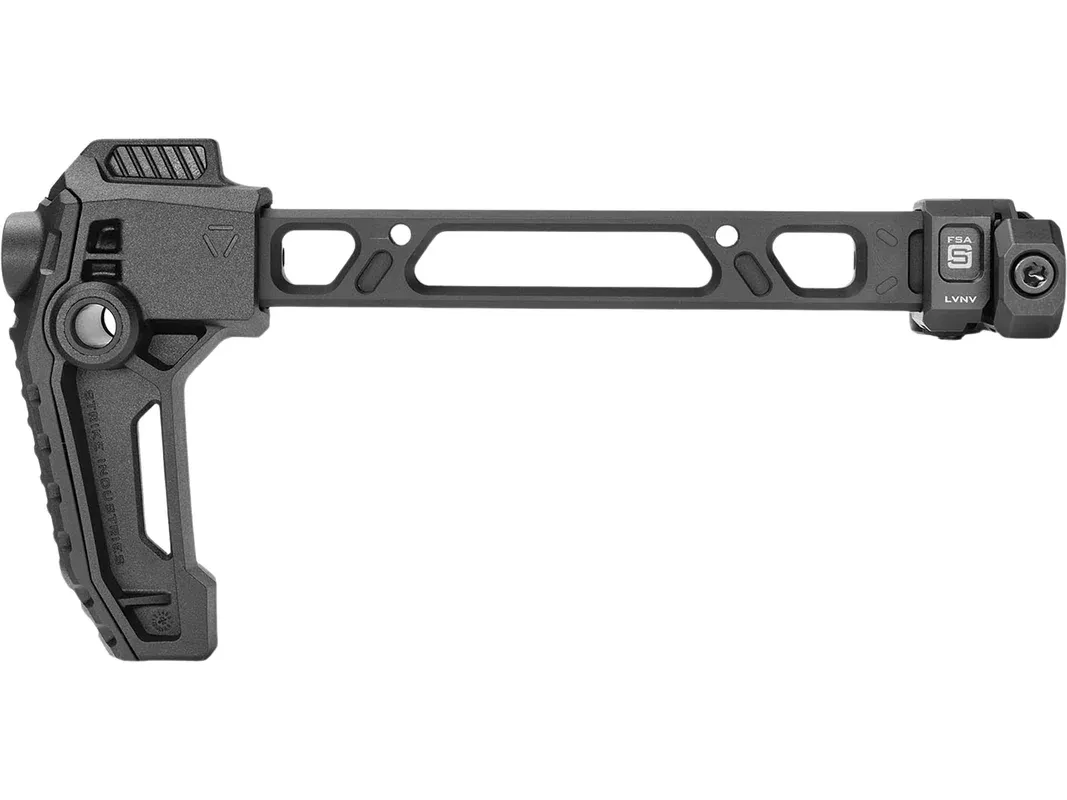 Strike Industries Folding Picatinny Stock Aluminum Black