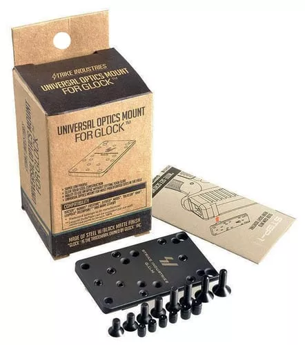 Strike Industries GLOCKGUM Universal MountBlack Steel, Compatible w/Glock (Except 42/43)